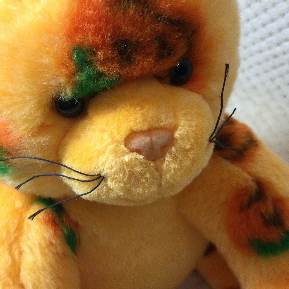 Build A Bear 2008 OG Pumpkin Kitty Plush Cat Stuffed Animal Toy 🎃 🐈‍⬛ READ - Picture 4 of 15
